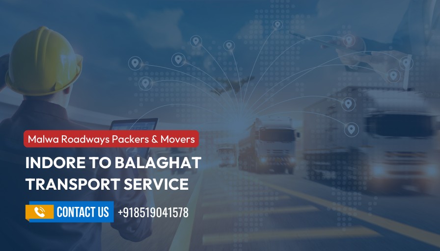 Indore to balaghat transport service banner with contact number
