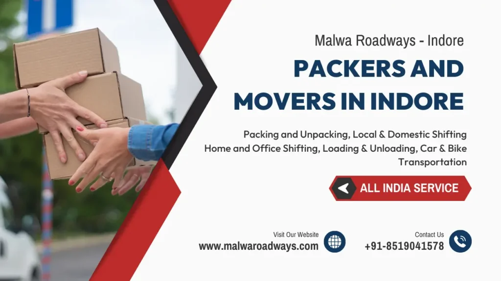 Packers and movers in Indore - contact number